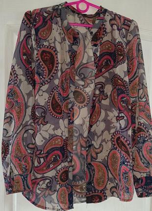 Шифоновая рубашка, летняя блузка, блузка, рубашка , женская