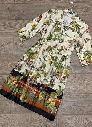 Сукня-сорочка міді  zara р. l/40/12