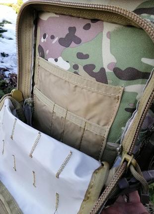Тактичний рюкзак m-tac 30l мультикам 45x27x22 см2 фото