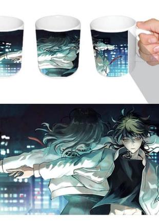Чашка белая аниме  токийские мстители aurora