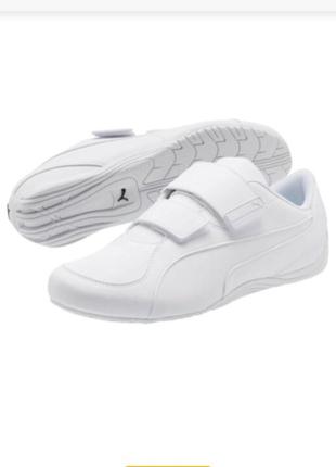 Кроссовки мужские Rs-2K Messaging 372975 01 white puma White Elektro Green ac. оригинал, 43