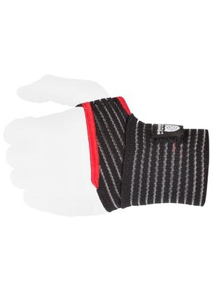 Кистьові бинти power system ps-6000 elastic wrist support black/red