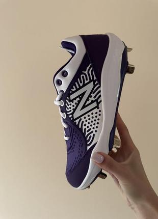 Бутси new balance fresh foam 3000 v5 metal white/violet l3000wp55 фото