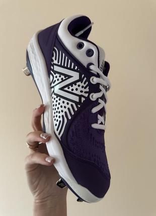 Бутси new balance fresh foam 3000 v5 metal white/violet l3000wp57 фото