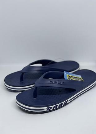 Шлепанцы через палец даго, из пены синие, черные2 фото