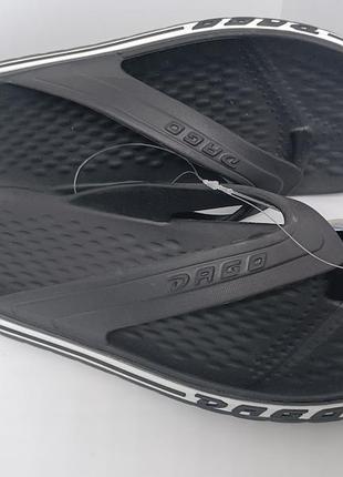 Шлепанцы через палец даго, из пены синие, черные1 фото