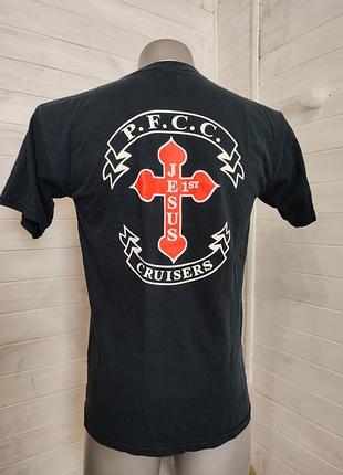 Плотная натуральная футболка без боковых швов