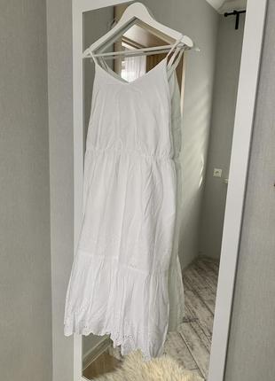 100% котоновий міді сарафан німецької фірми gina tricot