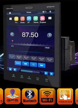 Автомагнитола 9.5" 2din gps wi-fi android 10.0.bluetooth tesla style  pi-908