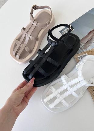 Босоножки цвет: мокко натуральная кожа