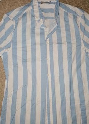 Фирменная тенниска, летняя мужская рубашка в полоску asos