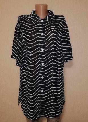 Стильная рубашка, кардиган, блузка батального размера gatsby