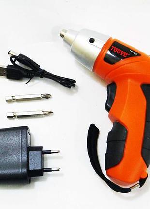 Мінішурупокрут tuoye cordless screwdriver 4