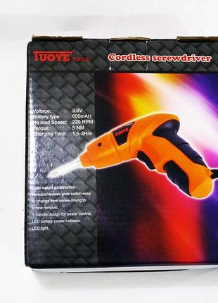 Мінішурупокрут tuoye cordless screwdriver 7