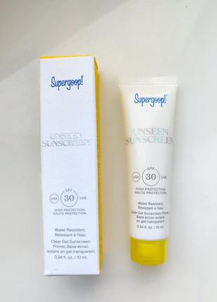 Сонцезахисний крем для обличчя supergoop! unseen sunscreen spf 30