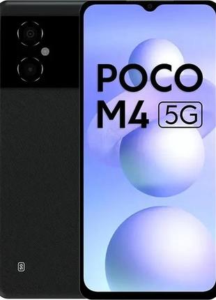 Смартфон xiaomi poco m4 5g 4/64gb global nfc (power black), 13+12 мп, dimensity 700, 2sim, ips 6.6", 5000mah1 фото