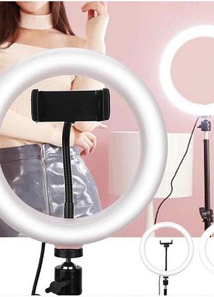 Кільцева led-лампа lc-330 33 см 1 кріп.тел usb
