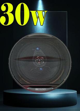 Автоакустика колонки 6" - 6.5" (16 - 17 см) круги динамики 4-х полосные 330w  bm audio wj1-s66v4