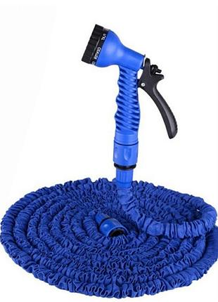 Шланг для полива x hose 22.5 m метров поливочный растягивающийся с распылителем 6