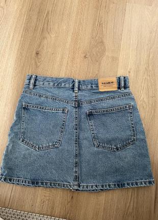Джинсовая юбка pull & bear