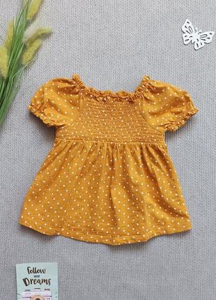 Дитяча літня кофтинка 12-18 міс футболка для дівчинки