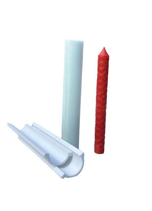 Силіконова форма столова свічка вишиванка