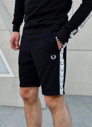 Шорти fred perry чорні чоловічі