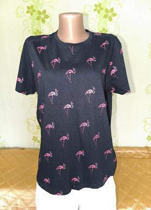 Футболка с фламиго