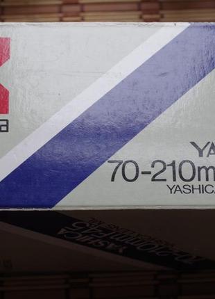 Объектив yashica ml zoom 70-210  4.5 с/y в коробке
