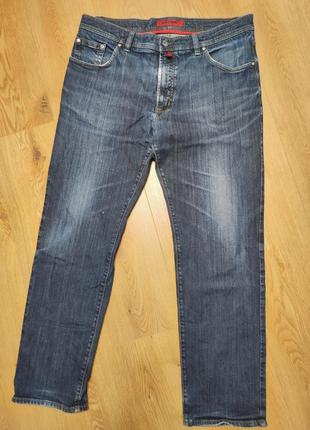 Джинсы мужские синие прямые pierre cardin jeans denim basic man, размер xxl