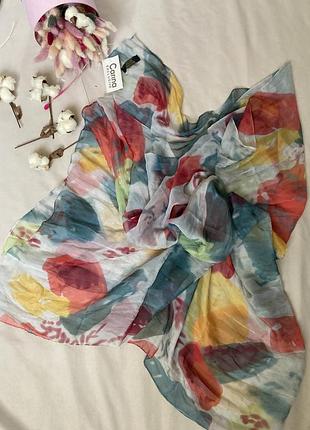 Шолк 100% шолковое парео шаль шарф в стиле zara cos
