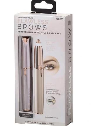 Триммер женский для бровей flawless brows эпилятор + депилятор для лица