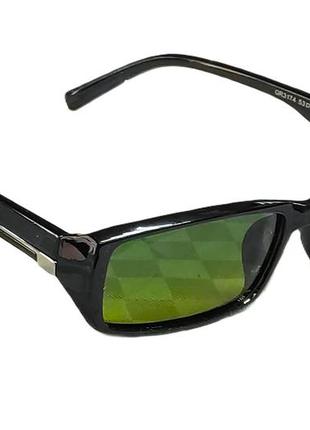 Очки стильные антифары поляризационная линза желто - зеленая