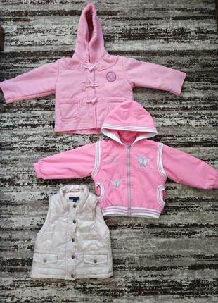 Куртки на дівчинку на 2-3 роки 92 см