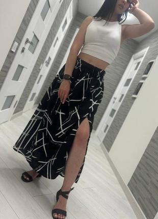 Летняя длинная юбка