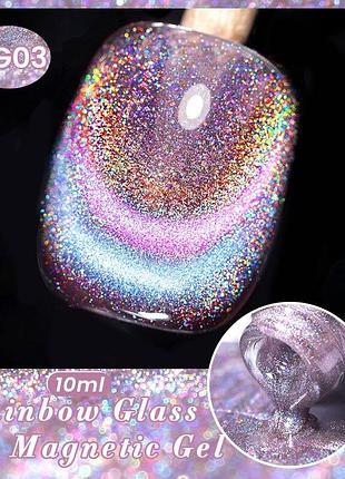 Кристальный гель лак кошачий глаз для ногтей маникюра база топ праймер фрезер лампа