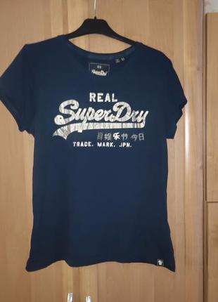 Крута брендова жіноча котонова футболка від superdry p m,l турція.