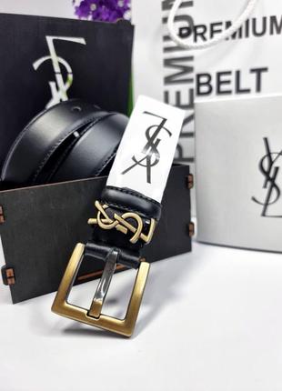 Ремінь в стилі ysl yves saint laurent