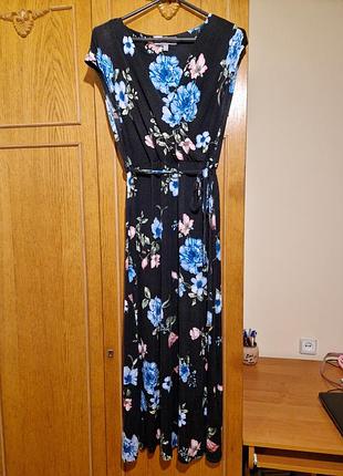 Платье с цветочным принтом