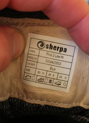 Мужские трекинговые кроссовки sherpa goretex оригинал 44р кожа для гор8 фото