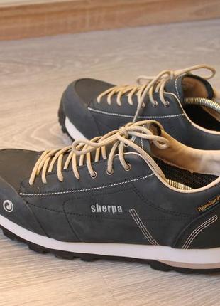 Мужские трекинговые кроссовки sherpa goretex оригинал 44р кожа для гор9 фото