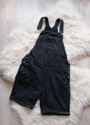 💚🌟💖 суперський джинсовий чорний ромпер комбінезон