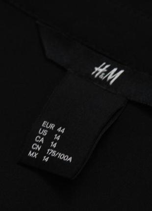Черная рубашка платье h&m 44 14 размер 4