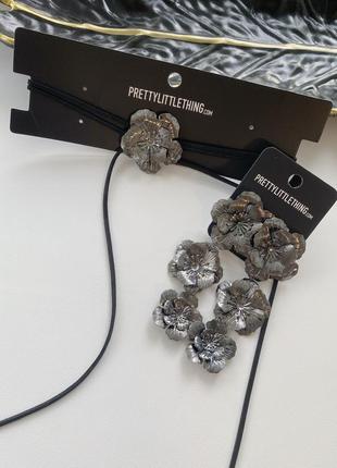 Комплект чокер и серьги от prettylittlething