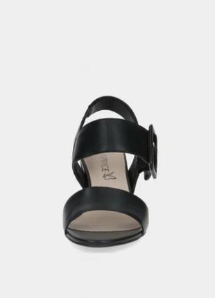 Шкіряні жіночі босоніжки на товстих підборах  caprice 🇩🇪 37-38 розмір4 фото