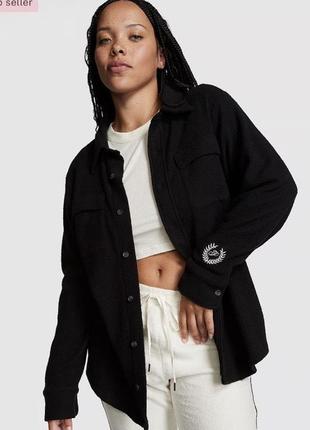 Фланелевая рубашка, куртка жакет victoria’s secret pink оригинал