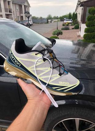 Кроссовки мужские salomon s-lab бежевые