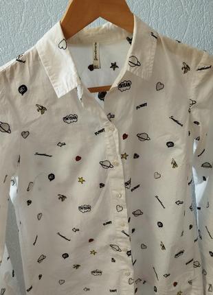 Рубашка, сорочка stradivarius xs -s