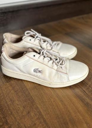 Кеды кожаные lacoste оригинал