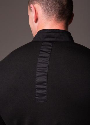 Черная рубашка хенли мужская